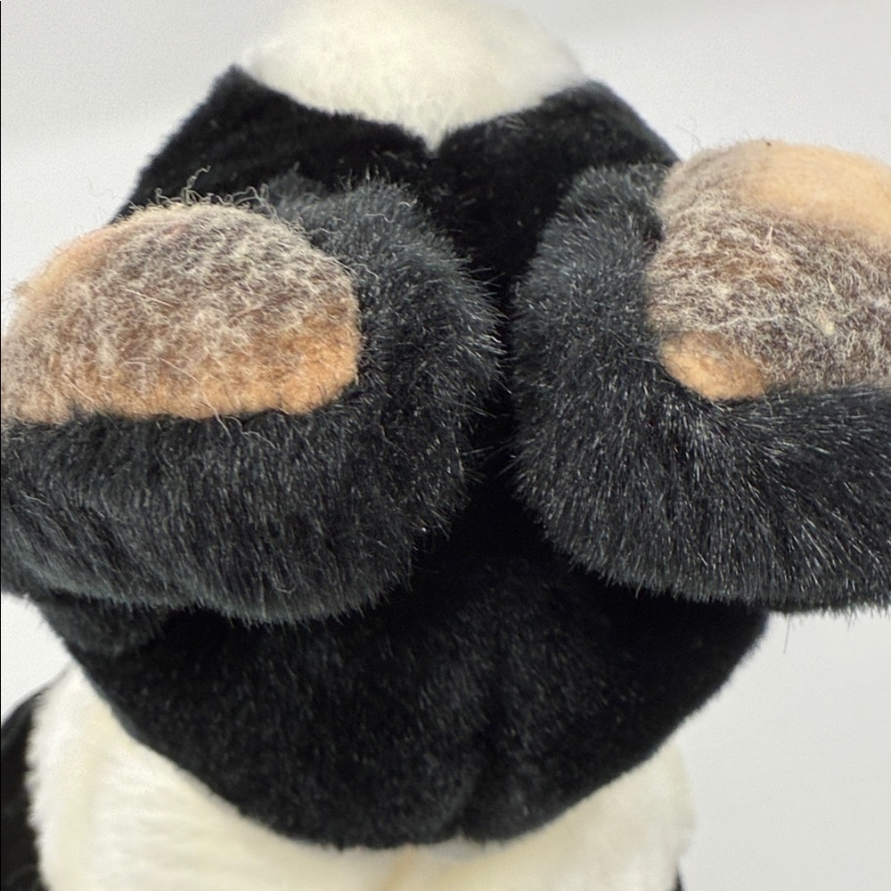 Animal Alley 13” long Plush Black & White Bulldog Stuffed Animal Toy - Kids - Picture 11 of 11